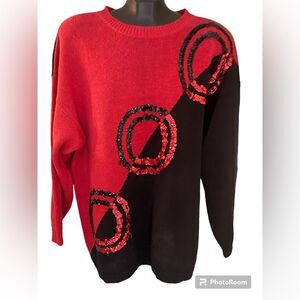REFERENCE POINTS| Glitter Design Cotton Sweater